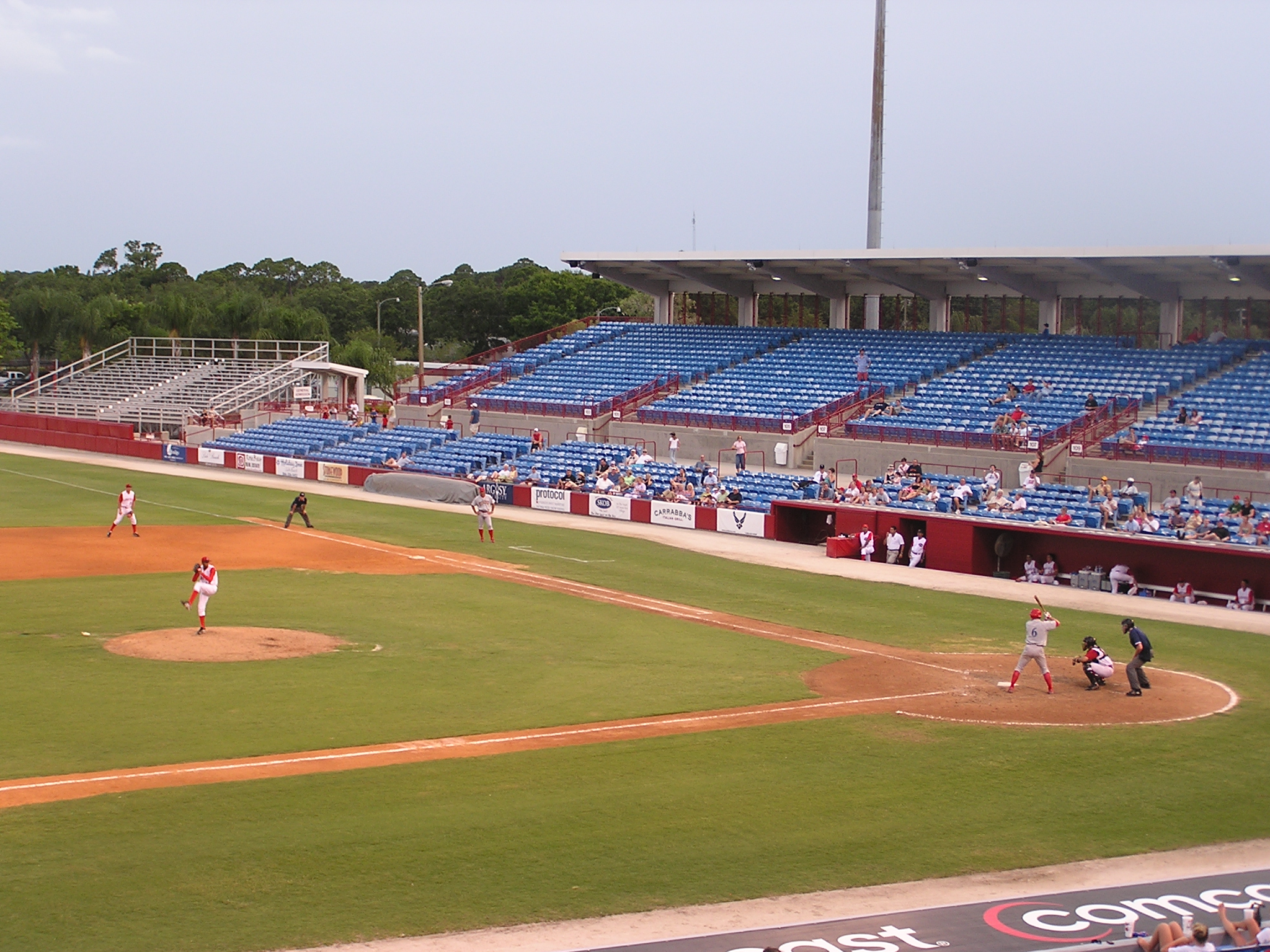 Ed Smith Stadium from the 3rd base side