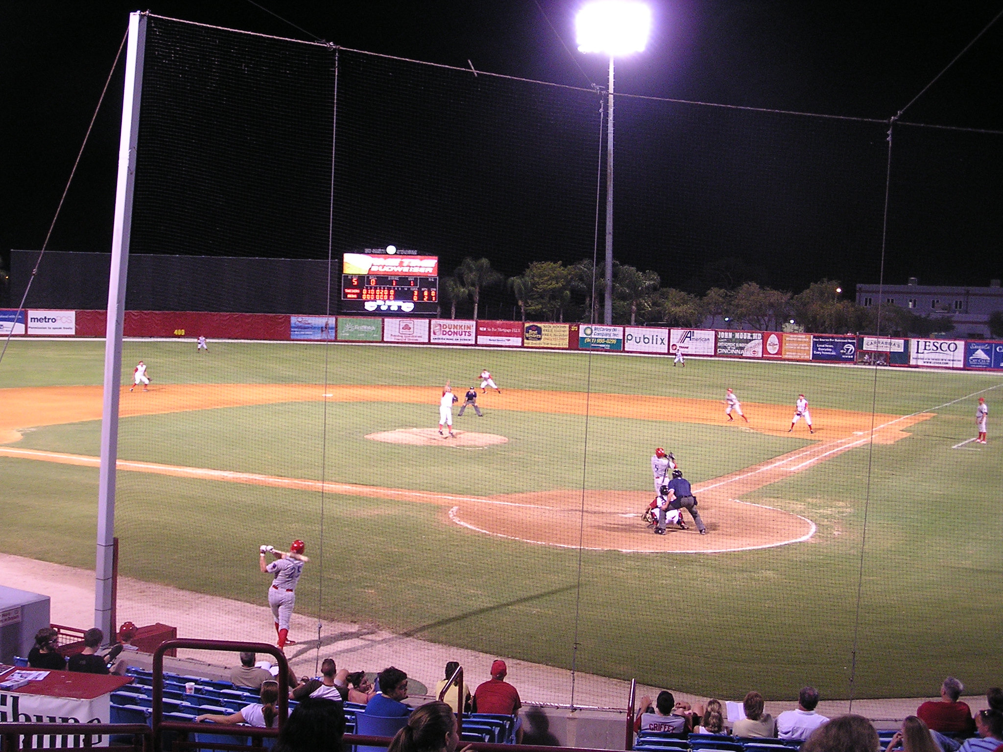 It's Popped up! - Ed Smith Stadium, Sarasota, Fl